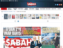 Tablet Screenshot of egazete.sabah.com.tr