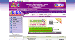 Desktop Screenshot of didr.sabah.gov.my