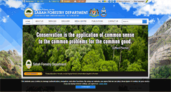 Desktop Screenshot of forest.sabah.gov.my